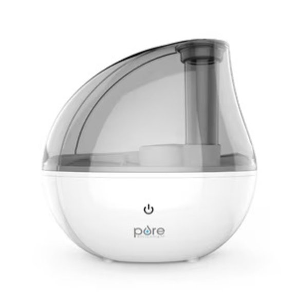 Pure Enrichment MistAire Silver Ultrasonic Cool Mist Humidifier - Picture 1 of 5